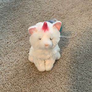 White caticorn plush
